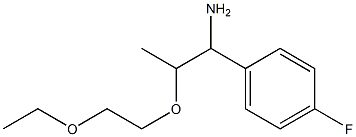 1-[1-amino-2-(2-ethoxyethoxy)propyl]-4-fluorobenzene