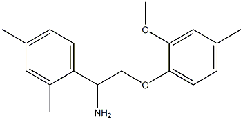 1-[1-amino-2-(2-methoxy-4-methylphenoxy)ethyl]-2,4-dimethylbenzene