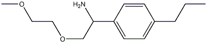 1-[1-amino-2-(2-methoxyethoxy)ethyl]-4-propylbenzene