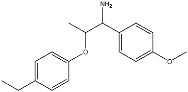 1-[1-amino-2-(4-ethylphenoxy)propyl]-4-methoxybenzene|