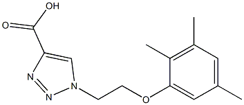 1-[2-(2,3,5-trimethylphenoxy)ethyl]-1H-1,2,3-triazole-4-carboxylic acid