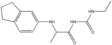 1-[2-(2,3-dihydro-1H-inden-5-ylamino)propanoyl]-3-ethylurea