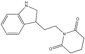 1-[2-(2,3-dihydro-1H-indol-3-yl)ethyl]piperidine-2,6-dione