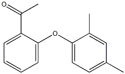 1-[2-(2,4-dimethylphenoxy)phenyl]ethan-1-one Structure