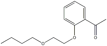 1-[2-(2-butoxyethoxy)phenyl]ethan-1-one Structure