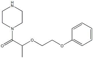 1-[2-(2-phenoxyethoxy)propanoyl]piperazine