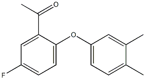 1-[2-(3,4-dimethylphenoxy)-5-fluorophenyl]ethan-1-one|