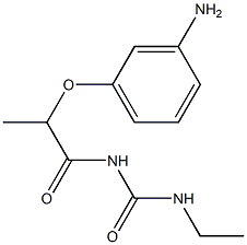  1-[2-(3-aminophenoxy)propanoyl]-3-ethylurea