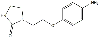 1-[2-(4-aminophenoxy)ethyl]imidazolidin-2-one Structure