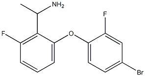 1-[2-(4-bromo-2-fluorophenoxy)-6-fluorophenyl]ethan-1-amine Structure