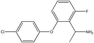 1-[2-(4-chlorophenoxy)-6-fluorophenyl]ethan-1-amine