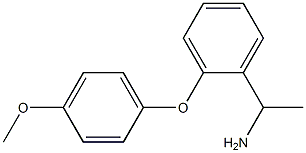 1-[2-(4-methoxyphenoxy)phenyl]ethan-1-amine Struktur
