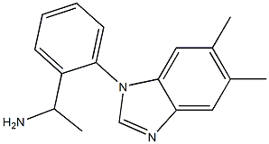 1-[2-(5,6-dimethyl-1H-1,3-benzodiazol-1-yl)phenyl]ethan-1-amine