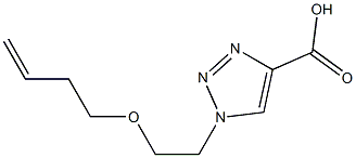  1-[2-(but-3-en-1-yloxy)ethyl]-1H-1,2,3-triazole-4-carboxylic acid