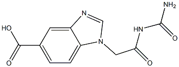 1-[2-(carbamoylamino)-2-oxoethyl]-1H-1,3-benzodiazole-5-carboxylic acid