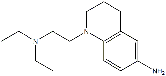 1-[2-(diethylamino)ethyl]-1,2,3,4-tetrahydroquinolin-6-amine,,结构式