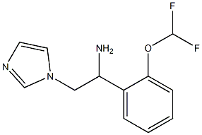 1-[2-(difluoromethoxy)phenyl]-2-(1H-imidazol-1-yl)ethanamine|