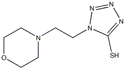 1-[2-(morpholin-4-yl)ethyl]-1H-1,2,3,4-tetrazole-5-thiol 结构式