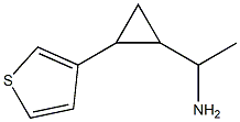 1-[2-(thiophen-3-yl)cyclopropyl]ethan-1-amine