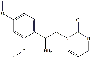 1-[2-amino-2-(2,4-dimethoxyphenyl)ethyl]pyrimidin-2(1H)-one