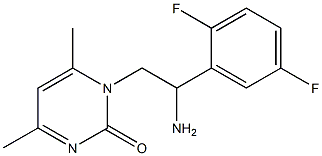 1-[2-amino-2-(2,5-difluorophenyl)ethyl]-4,6-dimethylpyrimidin-2(1H)-one