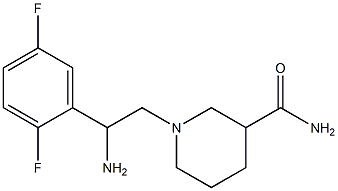 1-[2-amino-2-(2,5-difluorophenyl)ethyl]piperidine-3-carboxamide