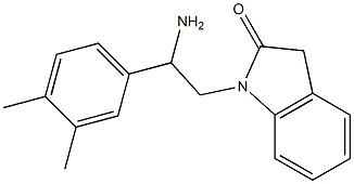 1-[2-amino-2-(3,4-dimethylphenyl)ethyl]-2,3-dihydro-1H-indol-2-one