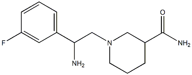 1-[2-amino-2-(3-fluorophenyl)ethyl]piperidine-3-carboxamide