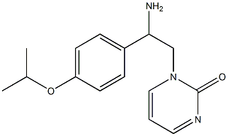 1-[2-amino-2-(4-isopropoxyphenyl)ethyl]pyrimidin-2(1H)-one Structure