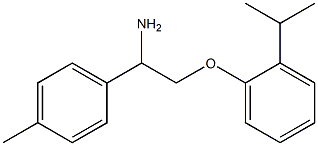 1-[2-amino-2-(4-methylphenyl)ethoxy]-2-(propan-2-yl)benzene