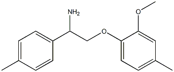 1-[2-amino-2-(4-methylphenyl)ethoxy]-2-methoxy-4-methylbenzene Structure