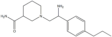 1-[2-amino-2-(4-propylphenyl)ethyl]piperidine-3-carboxamide