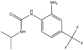 1-[2-amino-4-(trifluoromethyl)phenyl]-3-propan-2-ylurea 化学構造式