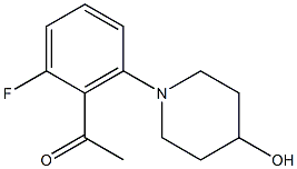 1-[2-fluoro-6-(4-hydroxypiperidin-1-yl)phenyl]ethan-1-one