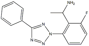 1-[2-fluoro-6-(5-phenyl-2H-1,2,3,4-tetrazol-2-yl)phenyl]ethan-1-amine|