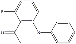1-[2-fluoro-6-(phenylsulfanyl)phenyl]ethan-1-one