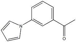 1-[3-(1H-pyrrol-1-yl)phenyl]ethan-1-one 结构式