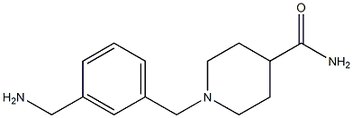 1-[3-(aminomethyl)benzyl]piperidine-4-carboxamide Structure