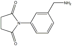 1-[3-(aminomethyl)phenyl]pyrrolidine-2,5-dione Structure