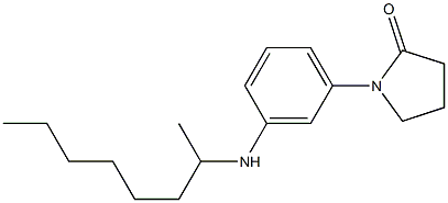 1-[3-(octan-2-ylamino)phenyl]pyrrolidin-2-one Structure