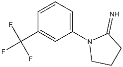 1-[3-(trifluoromethyl)phenyl]pyrrolidin-2-imine Struktur