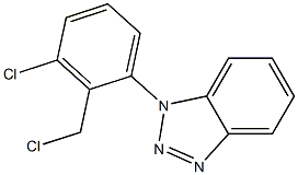  1-[3-chloro-2-(chloromethyl)phenyl]-1H-1,2,3-benzotriazole