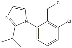 1-[3-chloro-2-(chloromethyl)phenyl]-2-(propan-2-yl)-1H-imidazole