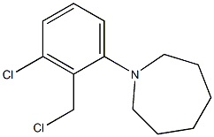 1-[3-chloro-2-(chloromethyl)phenyl]azepane|