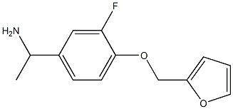 1-[3-fluoro-4-(furan-2-ylmethoxy)phenyl]ethan-1-amine