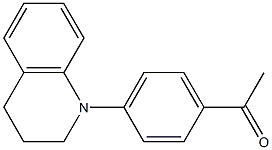 1-[4-(1,2,3,4-tetrahydroquinolin-1-yl)phenyl]ethan-1-one Structure