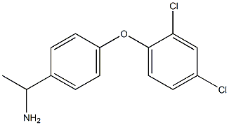 1-[4-(2,4-dichlorophenoxy)phenyl]ethan-1-amine Structure