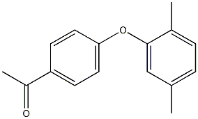 1-[4-(2,5-dimethylphenoxy)phenyl]ethan-1-one Structure