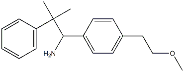 1-[4-(2-methoxyethyl)phenyl]-2-methyl-2-phenylpropan-1-amine