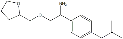  1-[4-(2-methylpropyl)phenyl]-2-(oxolan-2-ylmethoxy)ethan-1-amine